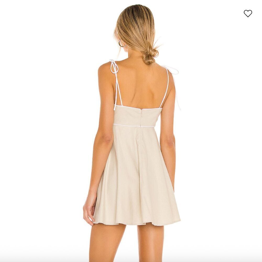 Majorelle Lucy Mini Dress in Cream - Picture 3 of 8